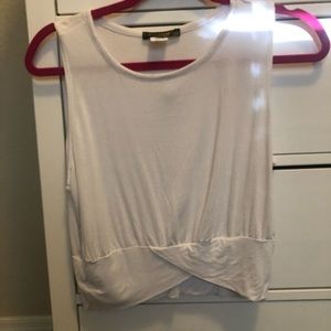 White crop top